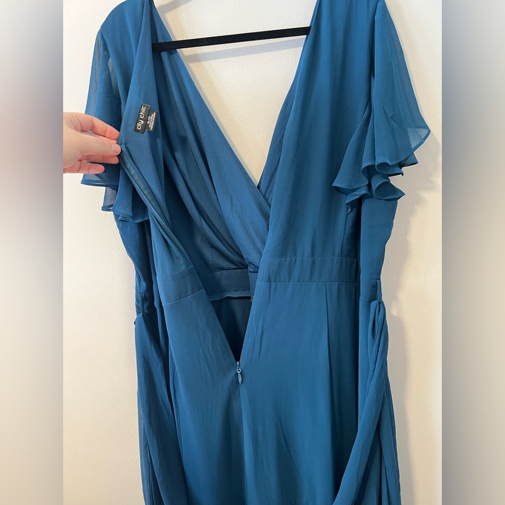 City Chic Hi Low Ruffle Dress - Picture 8 of 11